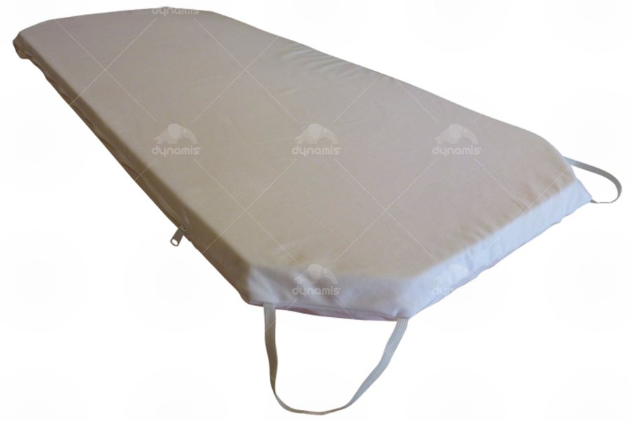 Foam mattress with champfered edges